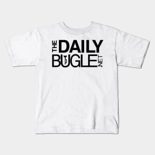 The Daily Bugle (Black) Kids T-Shirt